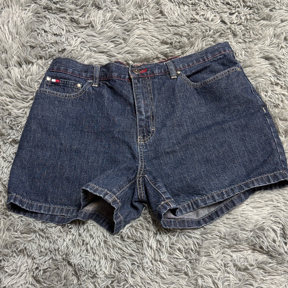 Tommy Hilfiger Dark Blue Jean Shorts size 8